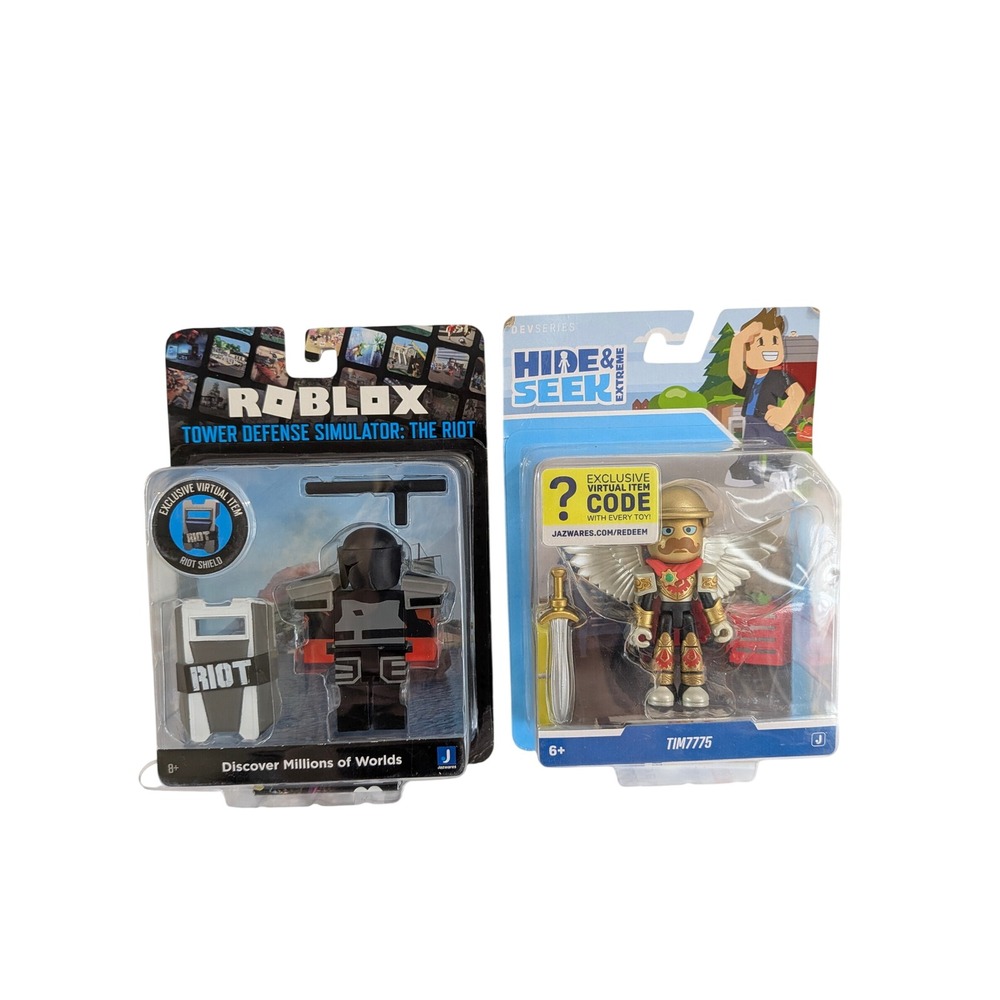 Roblox Jazwares Figures Tower Defense The Riot & Hide and Seek Extreme Tim7775